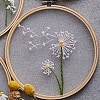 DIY Transparent Fabric Embroidery Kits DIY-K032-78B-1