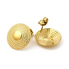 Ion Plating(IP) 304 Stainless Steel Stud Earrings LS-EJEW-I281-24G-2