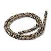 Natural Dalmatian Jasper Beads Strands G-L528-10-2