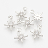 Brass Cubic Zirconia Charms ZIRC-Q002-143P-1