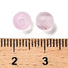Frosted Transparent Acrylic Beads OACR-F013-12K-3
