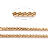 Eco-friendly Spray Painted Handmade Brass Box Chains KK-J276-17-P23-2