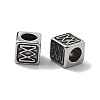 Retro 316 Surgical Stainless Steel European Style Beads STAS-L307-15AS-02-2
