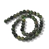 Natural Green Diopside Beads Strands G-K382-B01-02-3