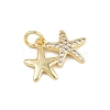 Brass Micro Pave Cubic Zirconia Pendants KK-A269-02D-G-2