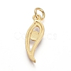 Golden Plated Brass Pendants KK-L190-007C-2