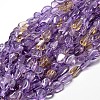 Natural Ametrine Nuggets Beads Strands G-J336-16-1