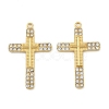 304 Stainless Steel Rhinestone Pendants STAS-P419-11G-02-1