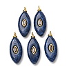 Dyed Natural Lapis Lazuli Pendants GG-CBAA798-04G-03-1