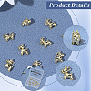 10Pcs Brass Charms KK-BBC0024-48-6