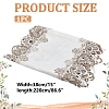Polyester Embroidery Flower  Lace Ribbon OCOR-WH0082-328-2