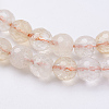 Natural Citrine Beads Strands G-J376-33-6mm-3