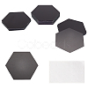 Acrylic Hexagon Mirror Wall Decor DIY-WH0221-30A-1