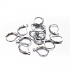 Brass Leverback Earring Findings X-KK-EC223-B-1