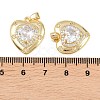 Brass Micro Pave Cubic Zirconia Pendants KK-H257-05G-01-3