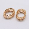 Brass Sew on Prong Settings KK-E753-01LG-10x14-3