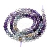 Natural Fluorite Beads Strands G-H266-31C-3