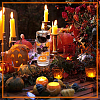 8Pcs Opaque Resin Halloween Display Decorations AJEW-PH0018-15-6