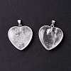 Natural Quartz Crystal Pendants G-G956-B56-FF-2