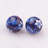 Spray Painted Resin Beads GLAA-F049-A10-2