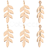 16Pcs Brass Pendants KK-BBC0008-25-1