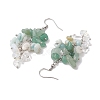 Natural Green Aventurine Earrings EJEW-TA00462-01-4