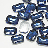 Pointed Back Glass Rhinestone Cabochons RGLA-T079-10x14mm-13-1