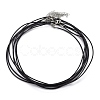 Round Leather Cord Necklaces Making MAK-I005-1.5mm-1