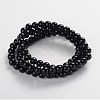 Painted Glass Bead Strands DGLA-S071-10mm-90-2