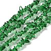 Spray Painted Transparent Glass Beads Strands X-GLAA-P060-01A-07-1