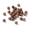 Natural Sandalwood Beads WOOD-F008-02F-1