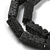 Natural Lava Rock Beads Strands G-C084-C08-01-4