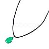 Round Leather Necklace Cords for Bracelet Neckacle Beading Jewelry Making X-WL-A002-18-6
