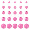 100Pcs 5 Styles Opaque Acrylic Beads MACR-TADJ0001-12F-1
