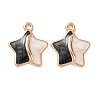 Alloy Enamel Pendants FIND-K030-02A-G-1