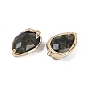 Natural Labradorite Faceted Pendants G-M431-06G-12-2