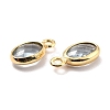 Eco-Friendly Brass with Glass Pendants KK-K268-01H-3