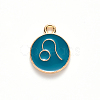 Alloy Enamel Pendants ENAM-S124-01A-05G-2
