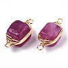 Natural Agate Links Connectors G-T131-99E-2