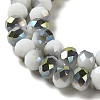 Electroplate Glass Faceted Rondelle Beads Strands EGLA-D020-8x5mm-M3-3