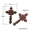 Tibetan Style Alloy Pendants TIBEP-3035-R-NR-2