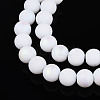 Frosted Opaque Glass Beads Strands LS-GLAA-T032-P8mm-MBB02-3