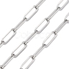 304 Stainless Steel Paperclip Chains CHS-M009-06P-02-1