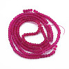 Baking Paint Transparent Glass Bead Strands X-GLAA-S031-4mm-39-2