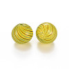 Transparent Handmade Blown Glass Globe Beads GLAA-T012-39-2