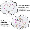 14Pcs 7 Colors Sew on Rhinestone PVC-CA0001-01-5