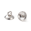 304 Stainless Steel Bead Cap Pendant Bails LS-X-STAS-G224-24P-10-3