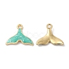 Eco-friendly Alloy Enamel Pendants PALLOY-M212-22G-2