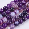 Natural Madagascar Agate Beads Strands G-N213B-61-1