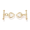 Brass Toggle Clasps X-KK-F820-11G-1